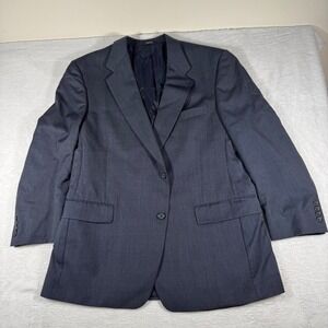 Hart Schaffner Marx Blazer Mens 44 Gray Excellent Gold Trumpeter Wool Nordstrom